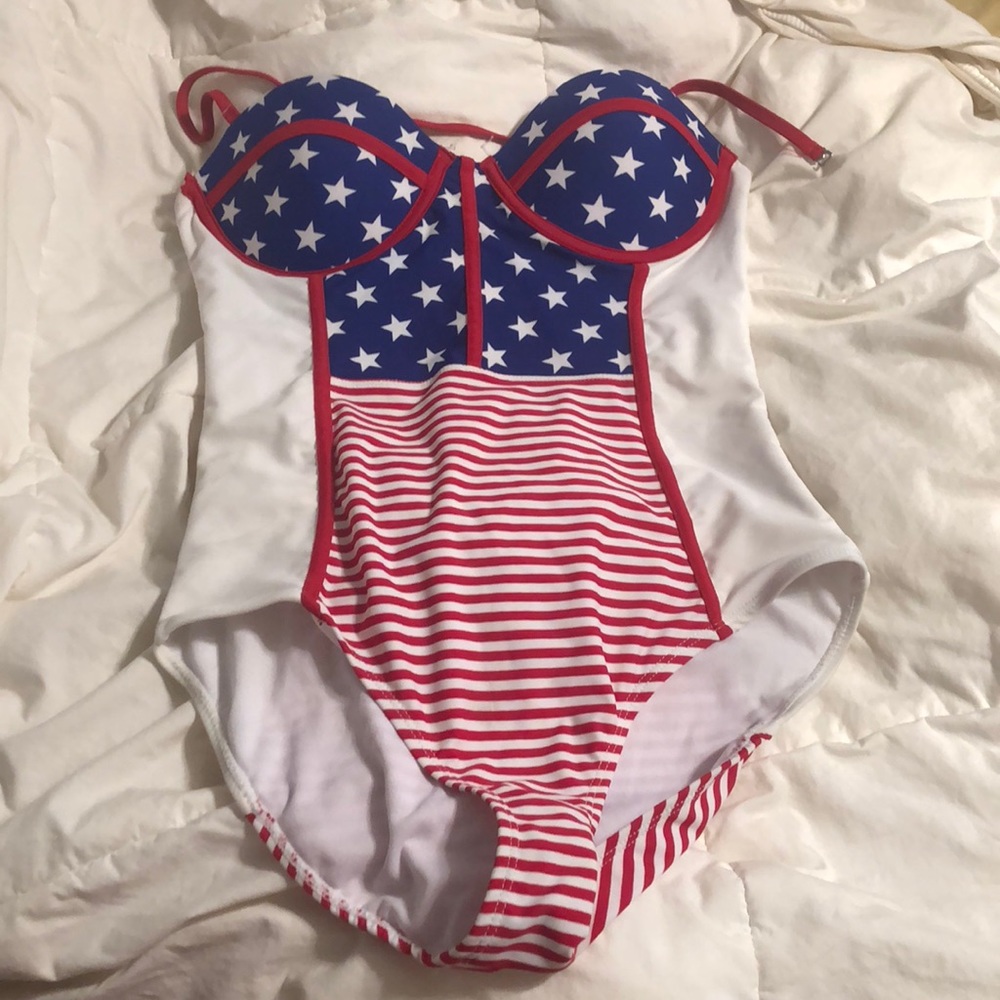 One piece bathing suit